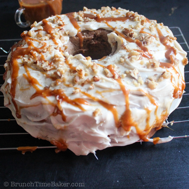 Moist Carrot Cake with Cream Cheese Frosting- BrunchTimebaker.com