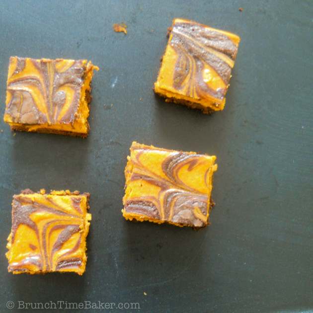 Pumpkin Cheesecake Brownies-4