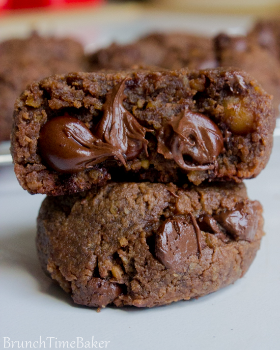 Double Chocolate Chip Cookies {Grain free, Sugar free, butter free}
