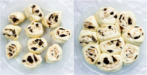 gooey chocolate cinnamon rolls