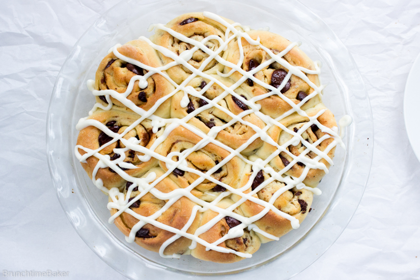 gooey chocolate cinnamon rolls