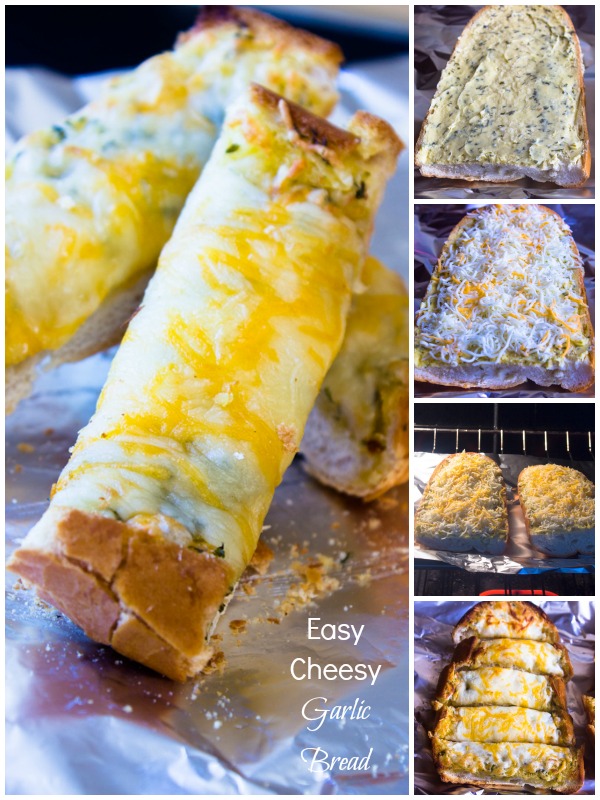 The Easiest Cheesy Garlic Bread Recipe