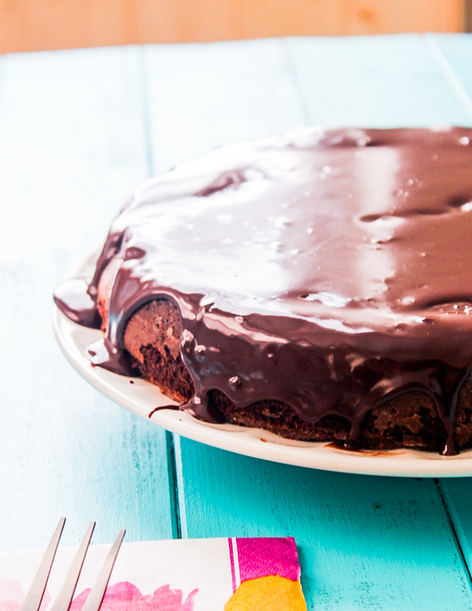 Ultimate Triple Chocolate Cake with Chocolate Ganache