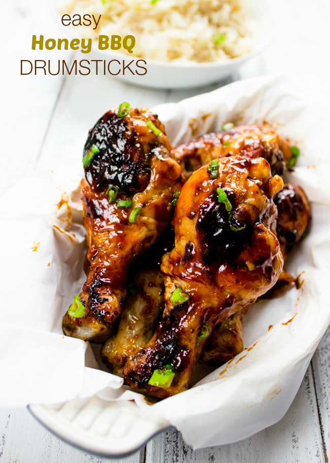 Grilled Honey BBQ Drumsticks