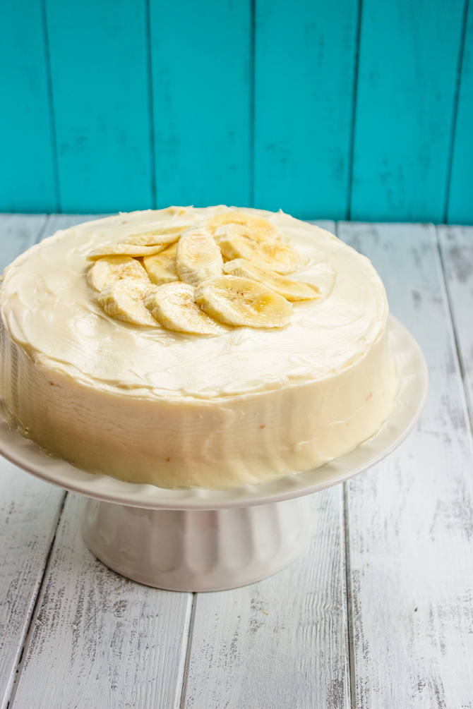 Banana Cake with Cream Cheese Frosting