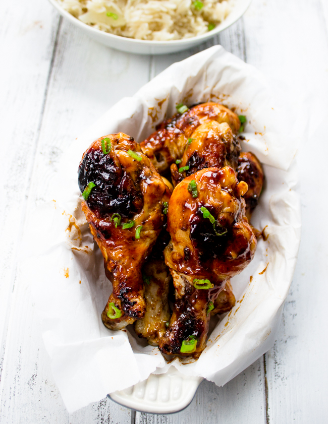 Grilled Honey BBQ Drumsticks