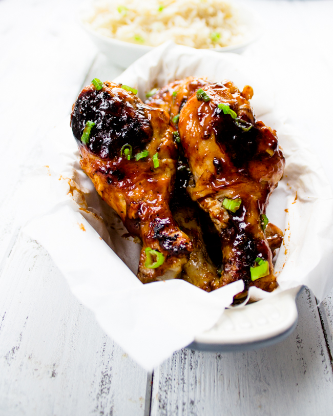 Grilled Honey BBQ Drumsticks