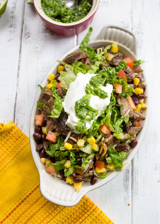 Better Than Chipotle Homemade Steak Burrito Bowls