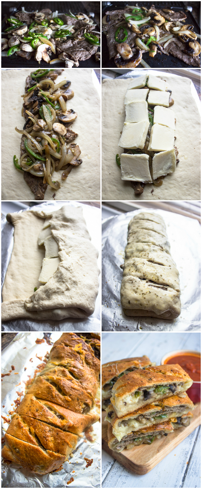 Philly Cheese Steak Stromboli