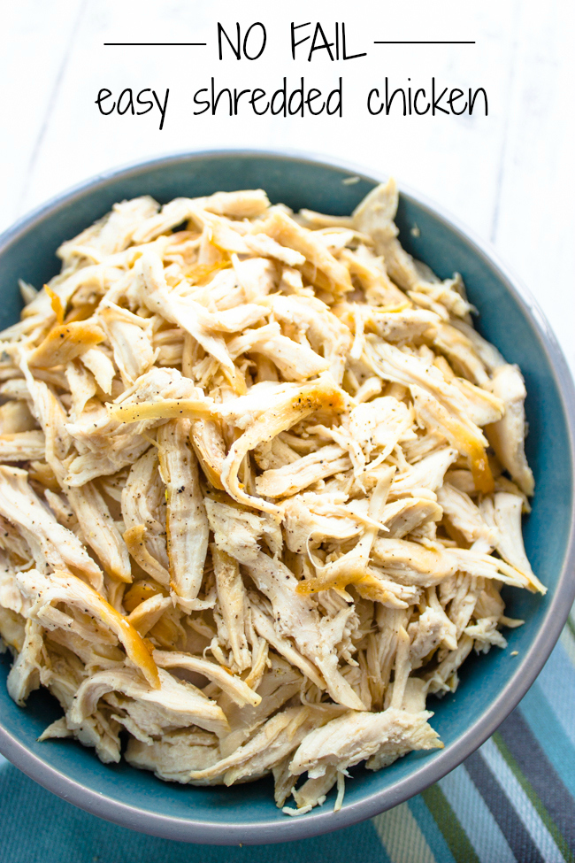 No-Fail Easy Shredded Chicken