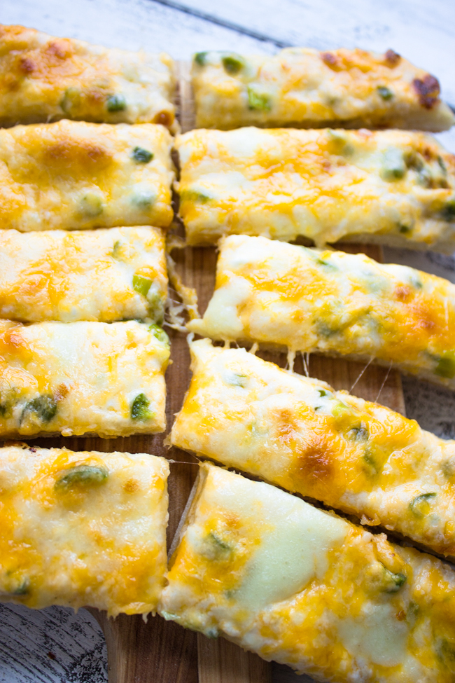 Jalapeno Popper Cheesy Bread Sticks