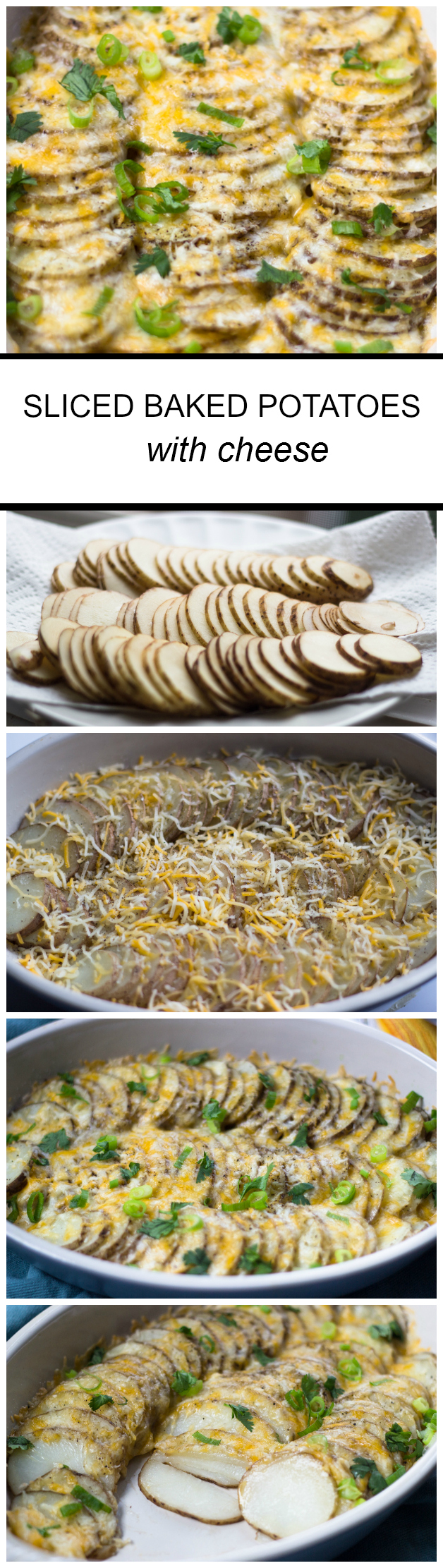 Easy Sliced Baked Potatoes with Cheese