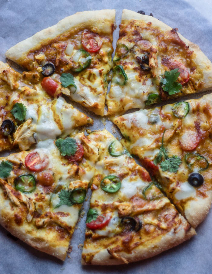 Must Try Chicken Enchilada Pizza #mexicanrecipes #spicy #dinner