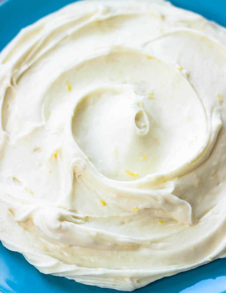Lemon Zested Cream Cheese Frosting