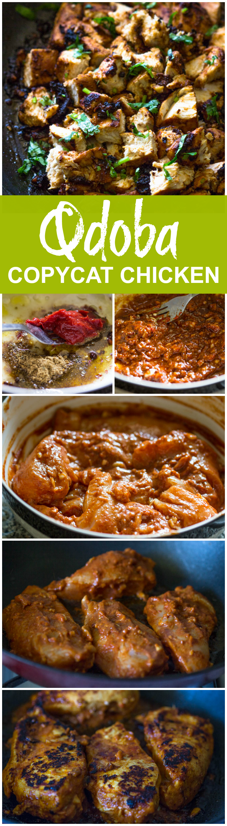 Qdoba Copycat Chicken at home so good and tastes 1000x better!