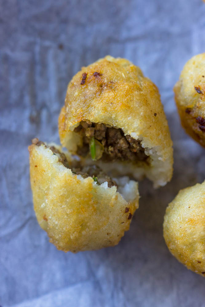 Iraqi Rice & Potato Balls Balls (Kubbat, Arancini)