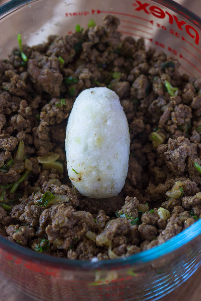 Iraqi Rice & Potato Balls Balls (Kubbat, Arancini)