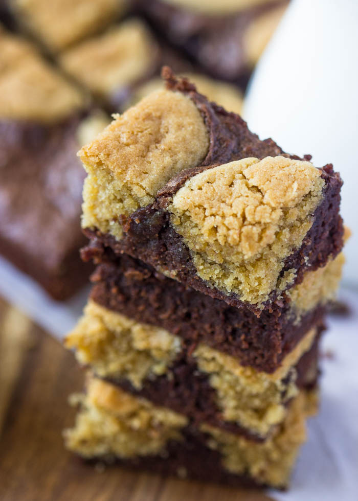 Peanut Butter Cookie Brownies