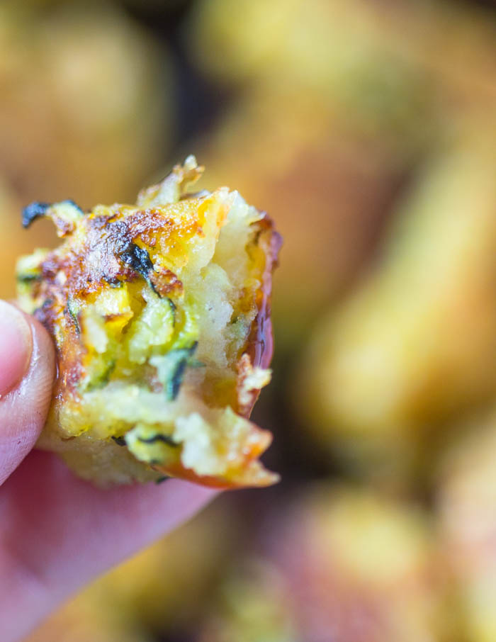 Baked Zucchini Potato Tots
