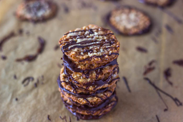 Almond Lace Cookies