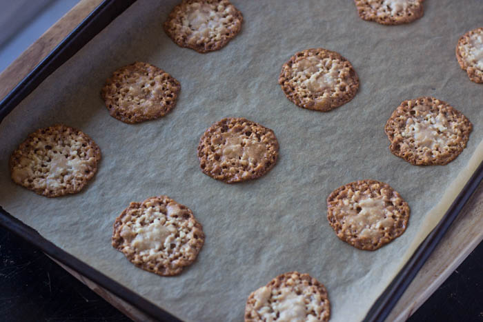 Almond Lace Cookies