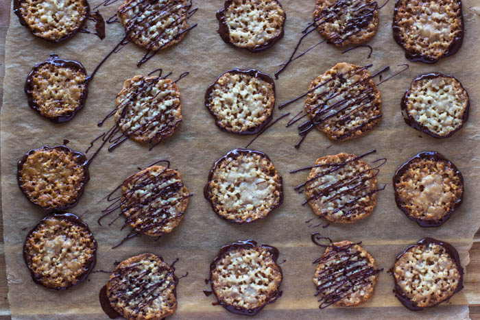 Almond Lace Cookies