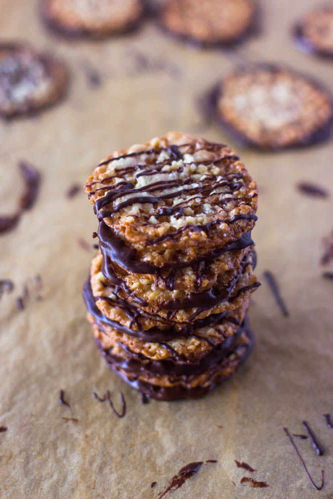 Almond Lace Cookies