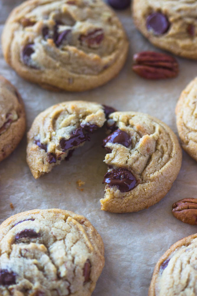 Brown Butter Pecan Chocolate Chip Cookies