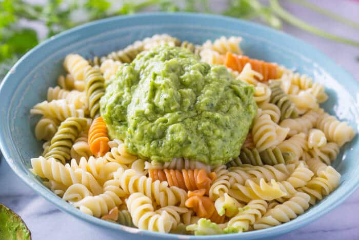 The Best Avocado Pasta