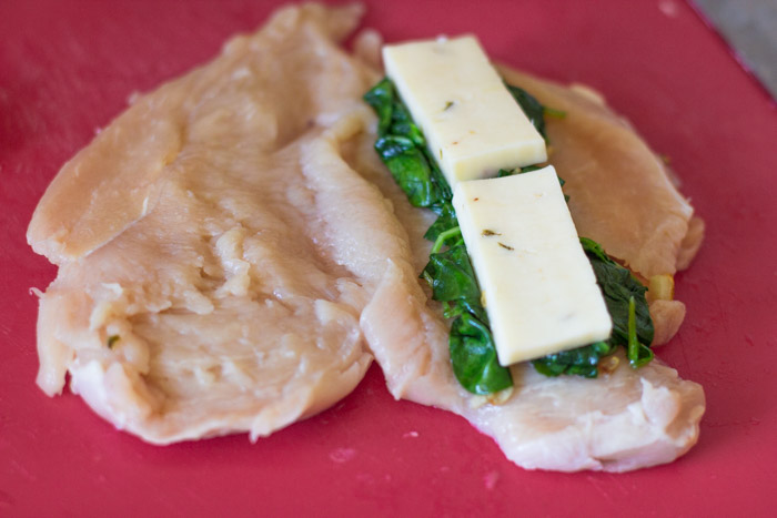 Breaded Chicken Breasts Stuffed with Spinach and Cheese #low-carb #Skinny #healthy
