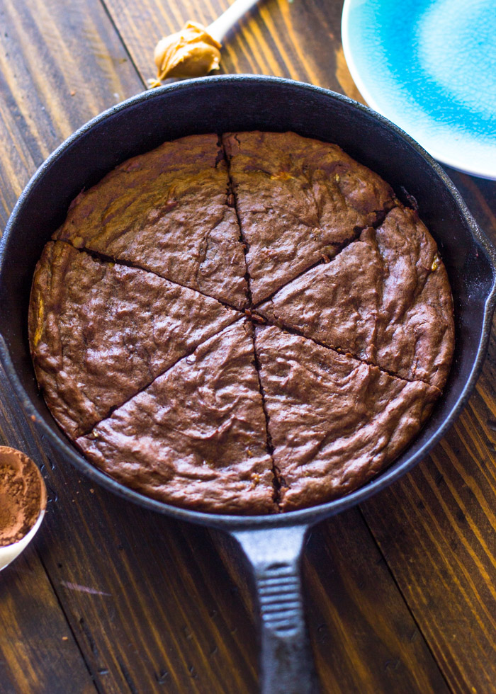 4 Ingredient Fudge Protein Brownies (Vegan, Gluten-free, Paleo)