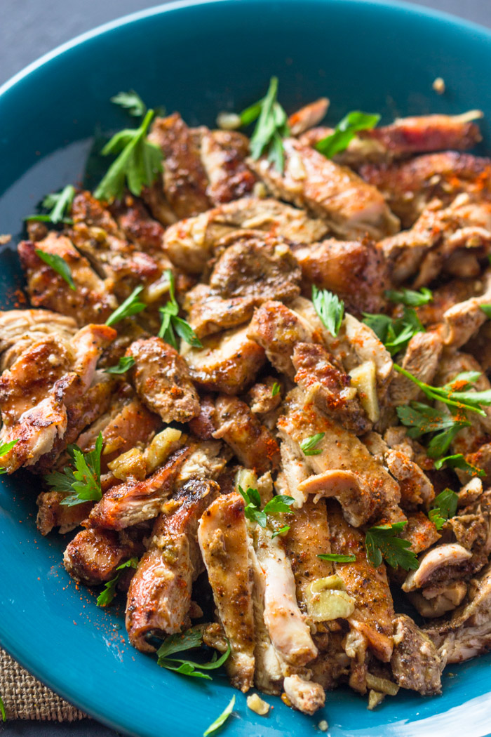 Easy Oven Roasted Chicken Shawarma