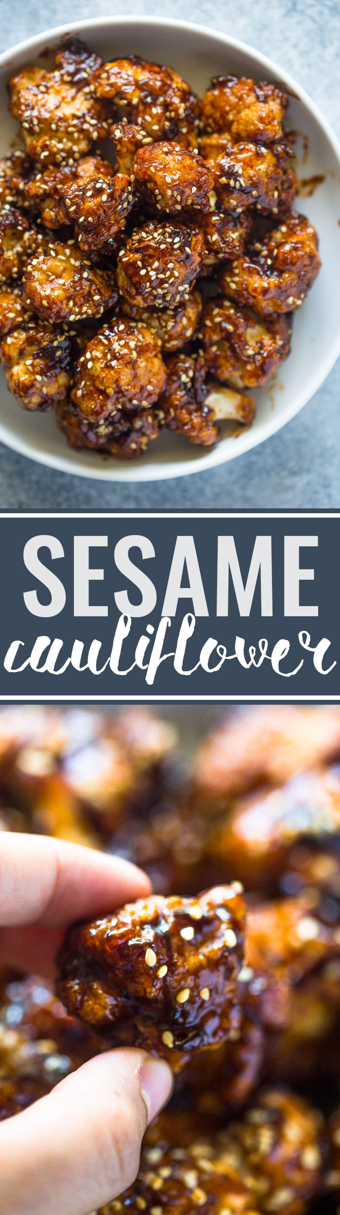 Crispy Sesame Cauliflower Bites