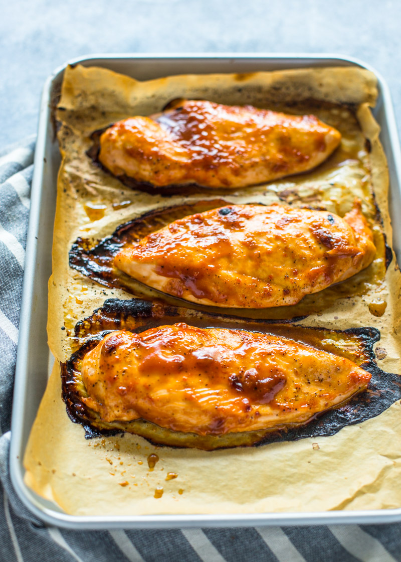 Easy 3 Ingrident BBQ Ranch Chicken