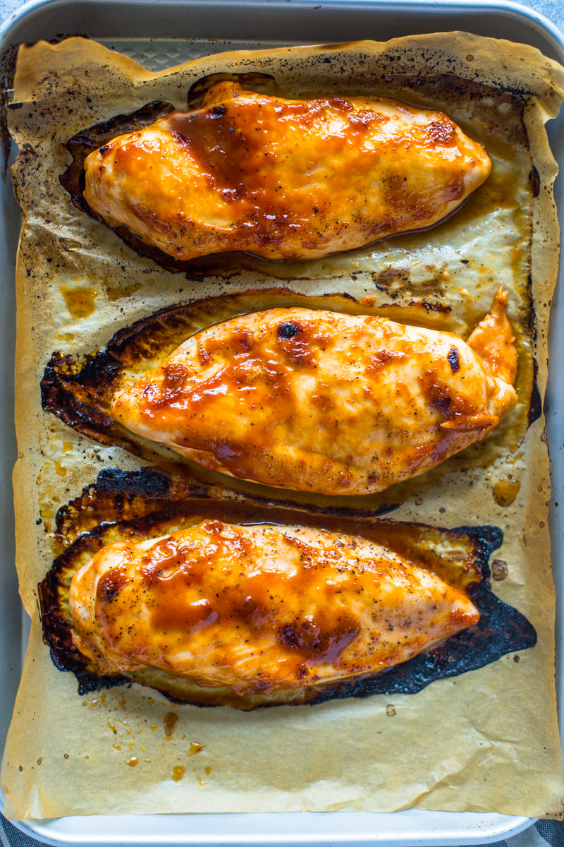 Easy 3 Ingrident BBQ Ranch Chicken