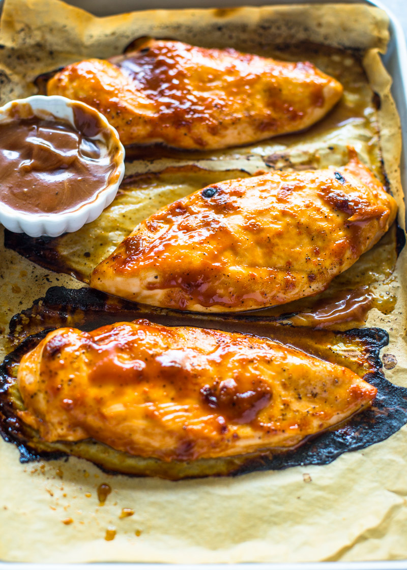 Easy 3 Ingrident BBQ Ranch Chicken