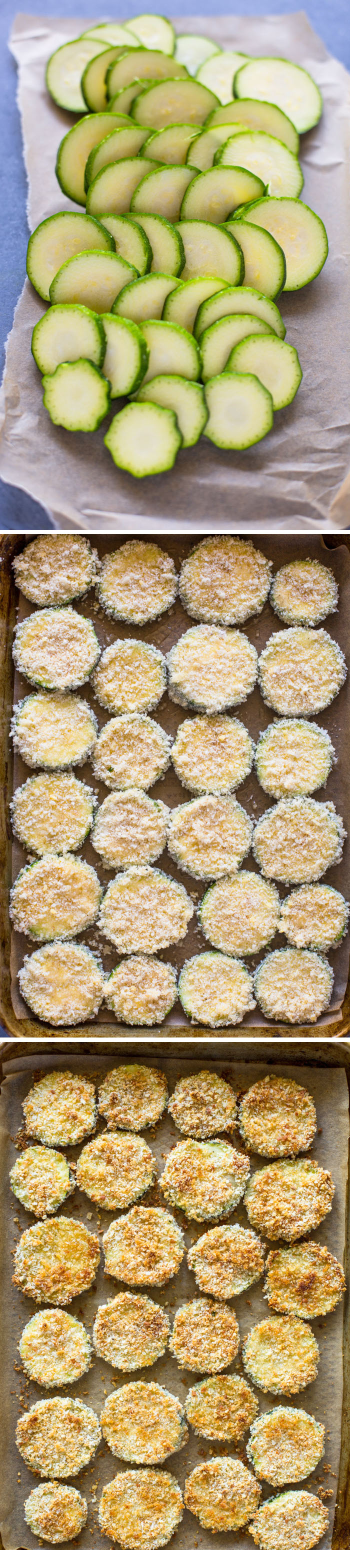 Healthy Crispy Baked Zucchini Chips