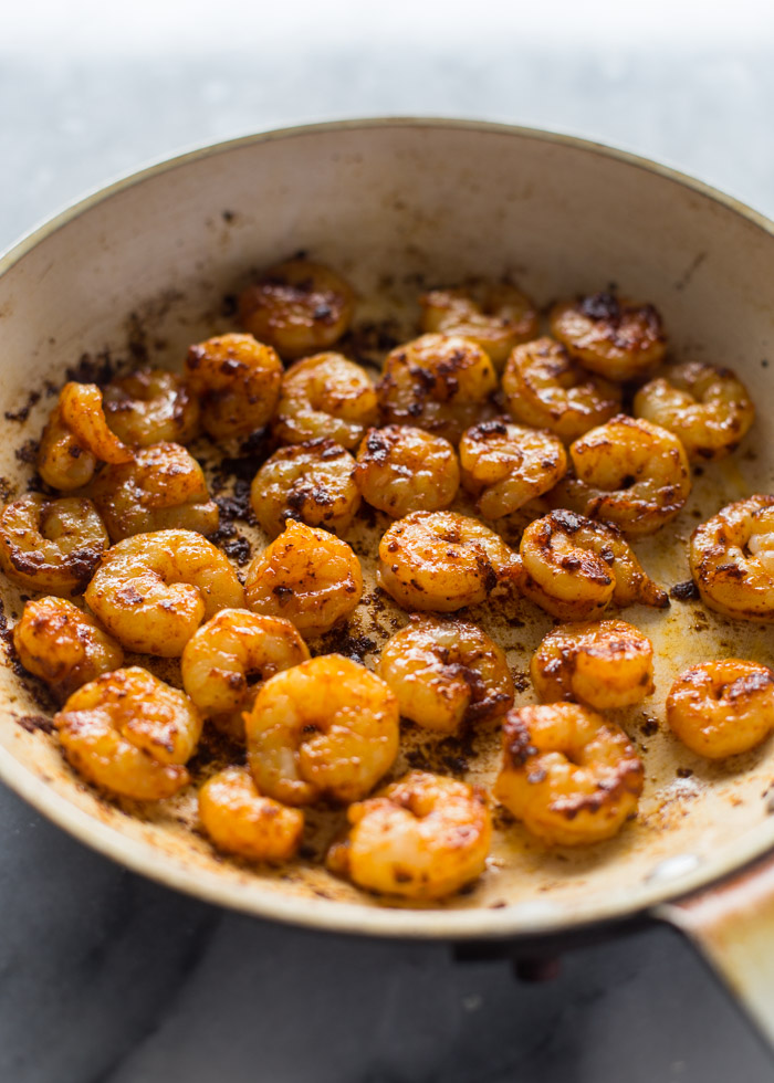 Skinny Mini Shrimp & Guacamole bites
