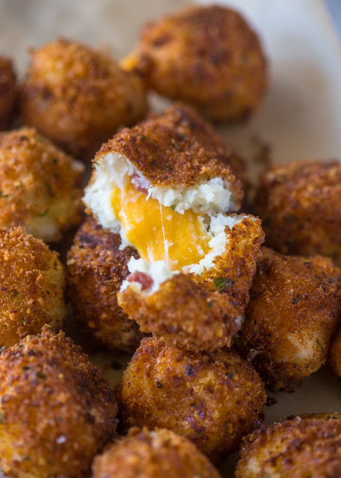 Cheese Stuffed Bacon Mashed Potato Balls