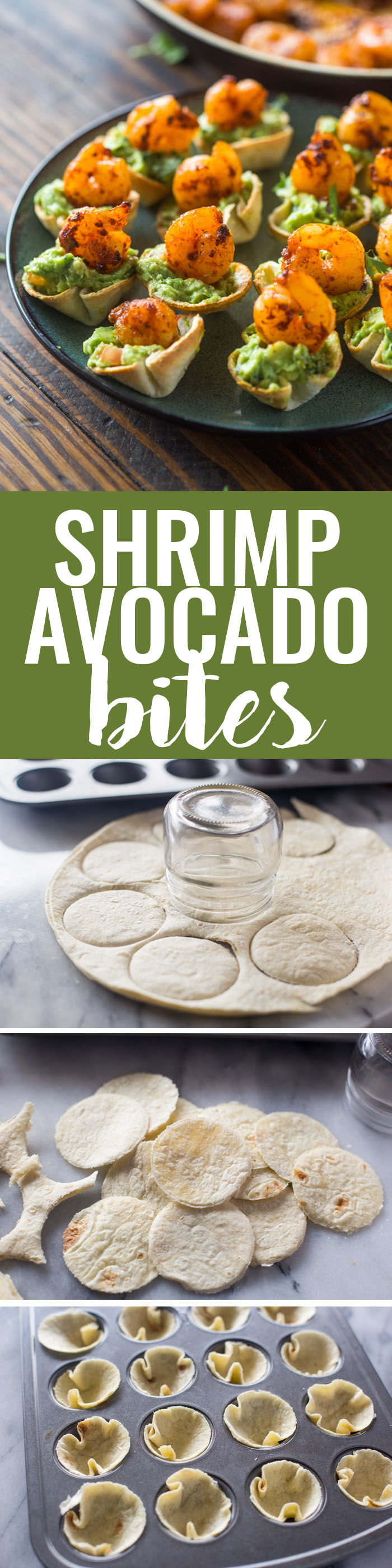 Skinny Mini Shrimp & Guacamole bites
