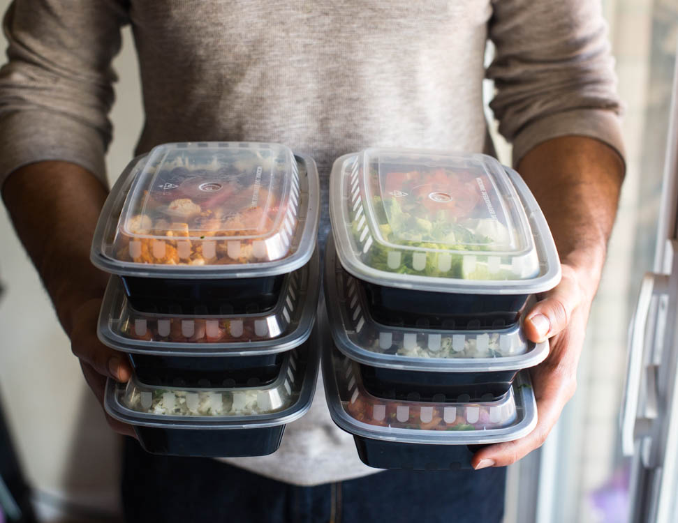 Meal-Prep Chicken Burrito Bowls