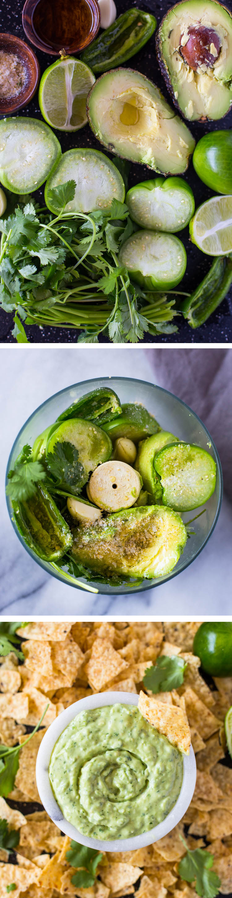 Creamy Avocado Tomatillo Salsa