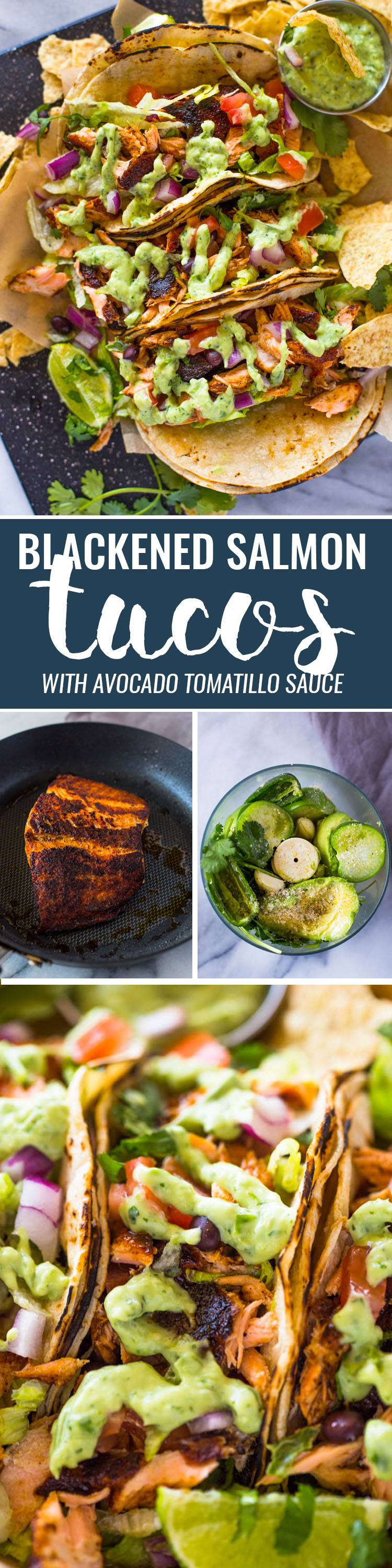 Blackened Salmon Tacos