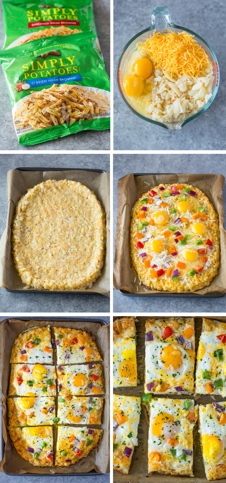 Hash Brown Crust Breakfast Pizza