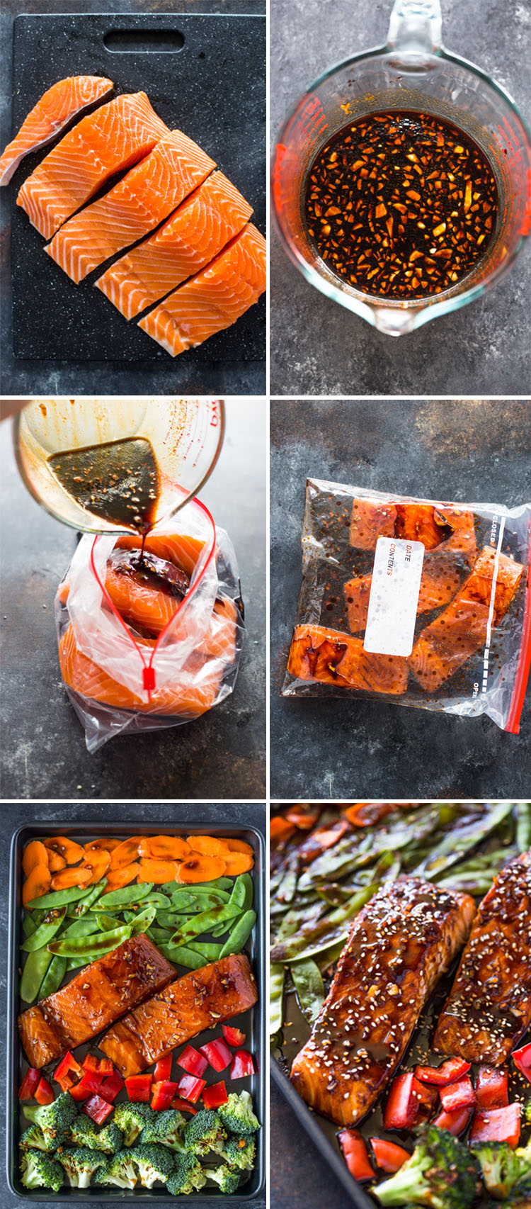 Sheet Pan Teriyaki Salmon & Veggies