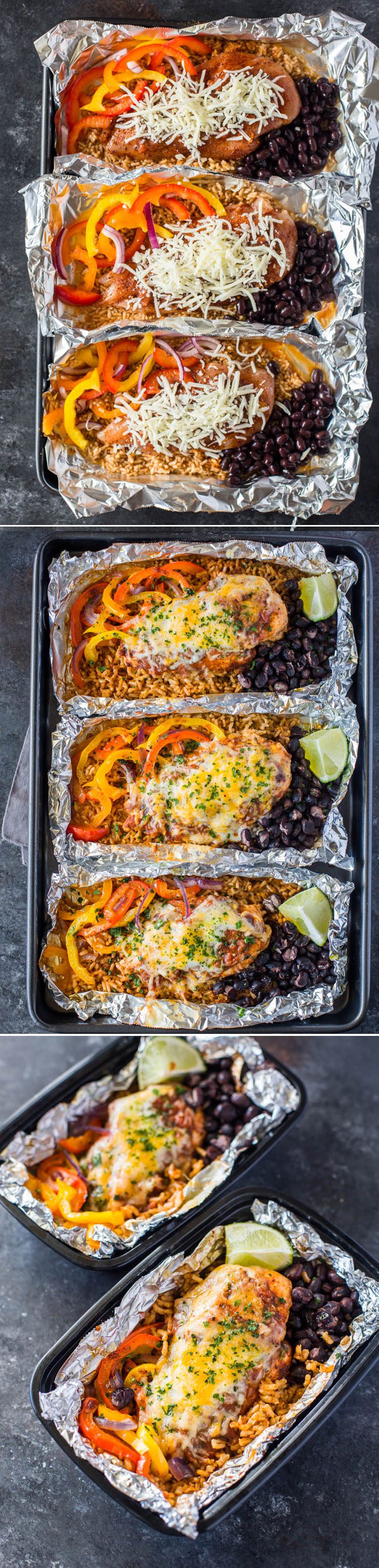 Southwestern Chicken & Rice Foil Packets