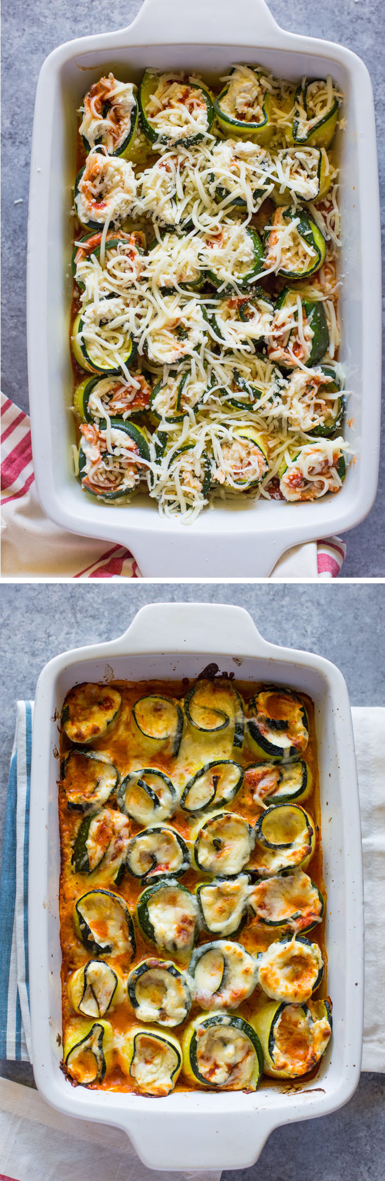 Low-Carb Zucchini Lasagna Roll-Ups