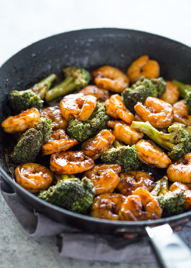 Quick 10 Minute Shrimp Teriyaki Stir-Fry
