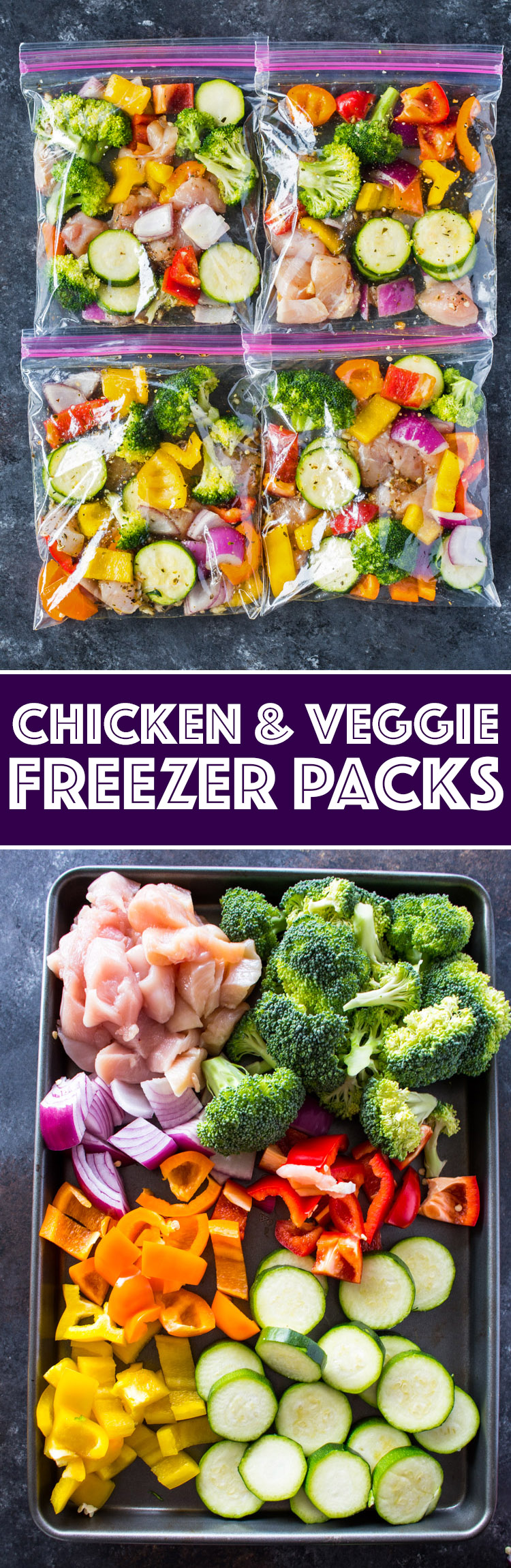 Chicken and Veggie Freezer Packs