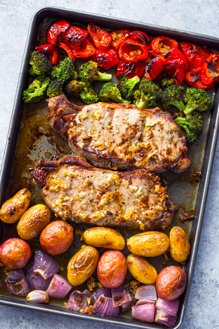 Sheet Pan Steak and Veggies
